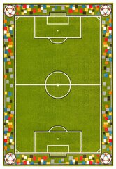 Hanse Home vaikiškas kilimas Soccer Pitch, žalias, 160x230 cm kaina ir informacija | Kilimai | pigu.lt