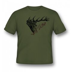 Мужская футболка с оленем Wildzone цена и информация | Футболка мужская | pigu.lt