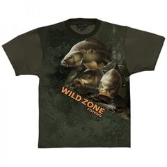 Детская футболка с карпами Wildzone цена и информация | Рубашка для мальчиков | pigu.lt