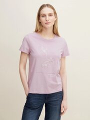 Tom Tailor moteriški marškinėliai 1030418-28804, violetiniai kaina ir informacija | Marškinėliai moterims | pigu.lt