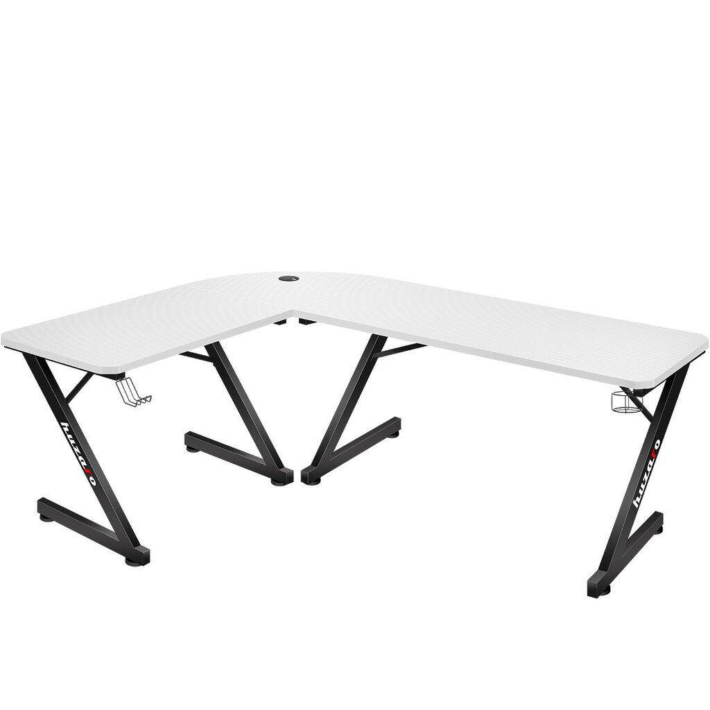 HUZARO HERO 7.0 GAMING DESK White kaina ir informacija | Kompiuteriniai, rašomieji stalai | pigu.lt