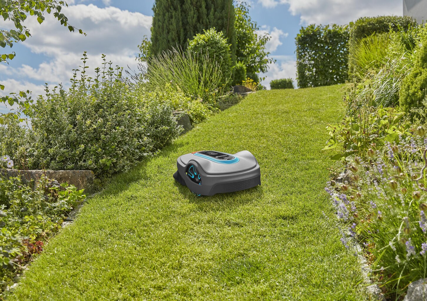 Vejos robotas Gardena Sileno Life 1500 kaina ir informacija | Žoliapjovės, vejos robotai | pigu.lt