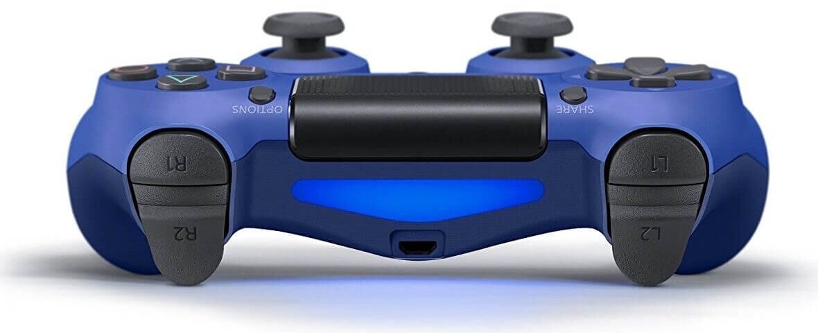 Games World PS4 Doubleshock 4 V2 bevielis žaidimų pultelis / valdiklis, mėlynas, skirtas PS4 / PS5 / Android / iOS kaina ir informacija | Žaidimų pultai  | pigu.lt