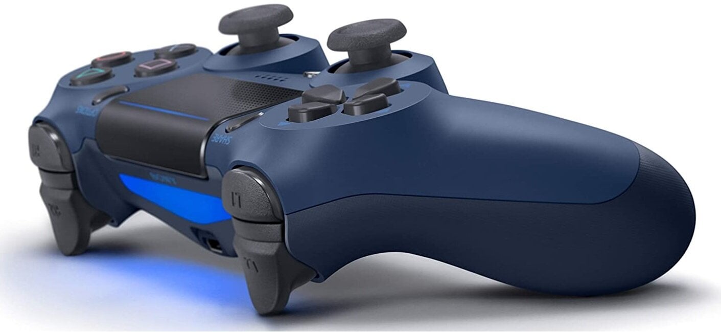 Games World PS4 Doubleshock 4 V2 bevielis žaidimų pultelis / valdiklis, tamsiai mėlynas (Midnight Blue), skirtas PS4 / PS5 / Android / iOS kaina ir informacija | Žaidimų pultai  | pigu.lt