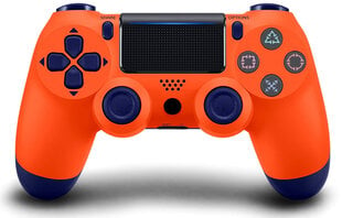 Games World PS4 Doubleshock 4 V2 bevielis žaidimų pultelis / valdiklis, oranžinis ( Sunset Orange), skirtas PS4 / PS5 / Android / iOS kaina ir informacija | Žaidimų pultai | pigu.lt