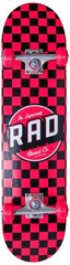 RAD Checkers Complete riedlentė, raudona kaina ir informacija | Riedlentės | pigu.lt