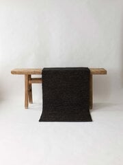 Kilimas Sumak Hemp Black, 80x150, kanapių pluoštas kaina ir informacija | Kilimai | pigu.lt