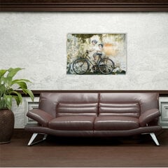Картина из закаленного стекла Велосипед цена и информация | Репродукции, картины | pigu.lt