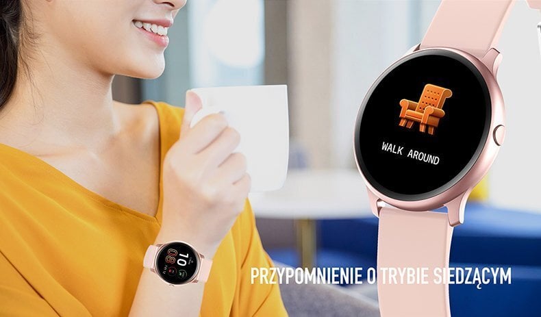 G. Rossi SW010 Rose Gold/Black kaina ir informacija | Išmanieji laikrodžiai (smartwatch) | pigu.lt