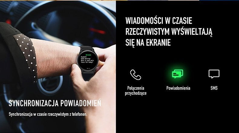 G. Rossi SW010 Rose Gold/Black kaina ir informacija | Išmanieji laikrodžiai (smartwatch) | pigu.lt