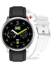 G. Rossi Sport & Fun 1 G.RSWSF1-3C1-1 Silver/Black + White kaina ir informacija | Išmanieji laikrodžiai (smartwatch) | pigu.lt