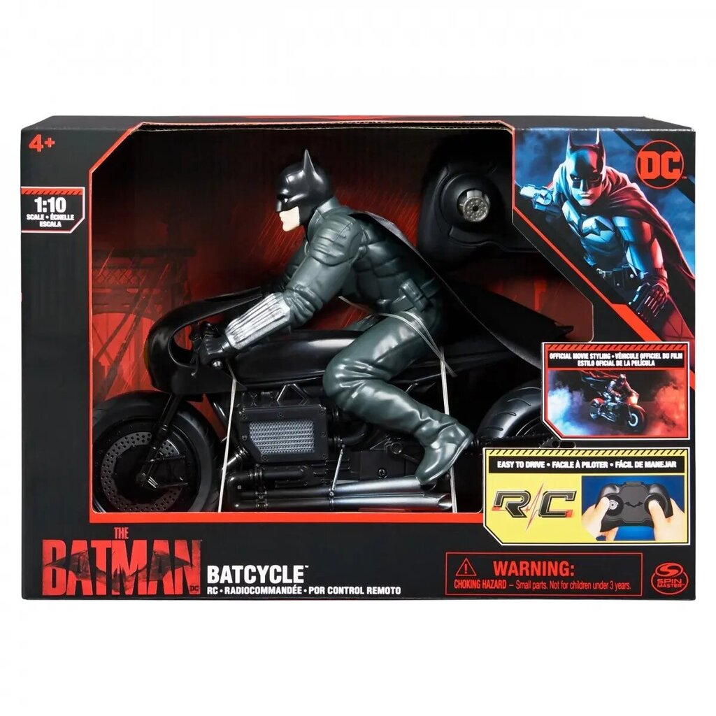 Radijo bangomis valdomas motociklas Batman цена и информация | Žaislai berniukams | pigu.lt