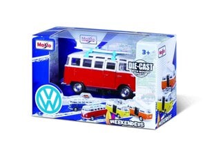 Игрушечная машинка Maisto Die Cast VW Van Samba 1:36 цена и информация | Игрушки для мальчиков | pigu.lt