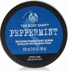 Pėdų šveitiklis The Body Shop Foot Exfoliant Peppermint, 100 ml kaina ir informacija | Kūno šveitikliai | pigu.lt