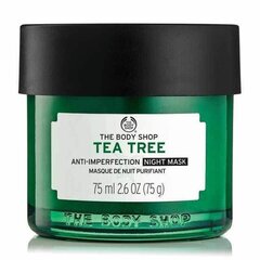 Naktinė veido kaukė The Body Shop Tea Tree Skin Clearing Night Mask, 75ml цена и информация | Маски для лица, патчи для глаз | pigu.lt
