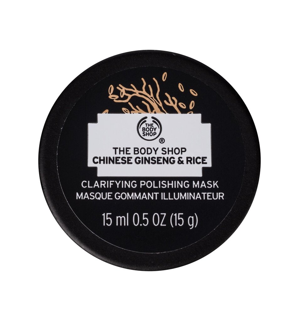 Valomoji veido kaukė The Body Shop Ginseng 15 ml kaina ir informacija | Veido kaukės, paakių kaukės | pigu.lt