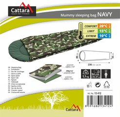 Спальный мешок Cattara Navy +10 °C цена и информация | Спальные мешки | pigu.lt
