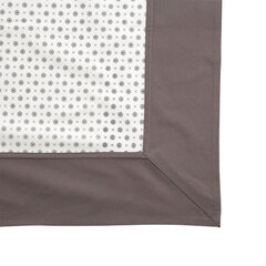 Staltiesė 80x80 cm, balta, pilka kaina ir informacija | Staltiesės, servetėlės | pigu.lt