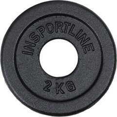 Ketaus diskinis svoris inSPORTline Castblack OL, 2kg kaina ir informacija | Svoriai, svarmenys, grifai | pigu.lt