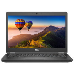 Ноутбук DELL E5480 14 1920x1080 i5-6300U 16GB 960SSD WIN10Pro WEBCAM RENEW цена и информация | Ноутбуки | pigu.lt