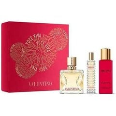 Rinkinys Valentino Voce Viva Estuche moterims: kvapusis vanduo EDP, 100 ml + 15 ml + kūno losjonas, 100 ml kaina ir informacija | Valentino Vaikams ir kūdikiams | pigu.lt