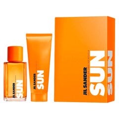 Rinkinys Jil Sander Sun moterims: kvapusis vanduo EDP 75 ml + dušo želė 75 ml kaina ir informacija | Jil Sander Kvepalai, kosmetika | pigu.lt