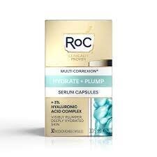 Serumo kapsulės veidui Roc Multi Correxion Hydrate & Plump, 30 vnt kaina ir informacija | Veido aliejai, serumai | pigu.lt