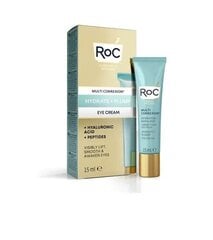 Paakių kremas ROC Multi Correxion Hydrate & Plump, 15 ml kaina ir informacija | Paakių kremai, serumai | pigu.lt