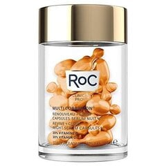 Ночная сыворотка для лица с витамином C RoC Multi Correxion Revive & Glow 30 x 0,35 мл цена и информация | Сыворотки для лица, масла | pigu.lt
