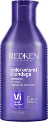 Geltoną atspalvį neutralizuojantis šampūnas Redken Color Extend Blondage Shampoo, 300ml kaina ir informacija | Šampūnai | pigu.lt