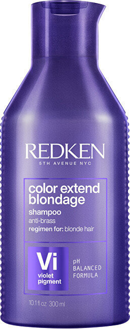 Geltoną atspalvį neutralizuojantis šampūnas Redken Color Extend Blondage Shampoo, 300ml цена и информация | Šampūnai | pigu.lt