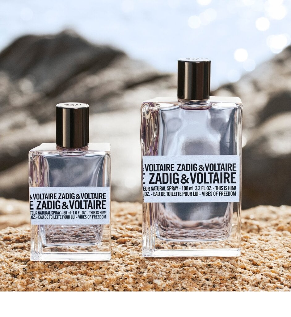 Tualetinis vanduo Zadig & Voltaire This Is Him! Vibes Of Freedom EDT 50 ml kaina ir informacija | Kvepalai vyrams | pigu.lt