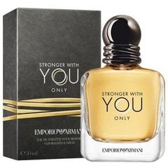 Духи Armani Stornger With You Only EDT, 50 мл цена и информация | Мужские духи | pigu.lt