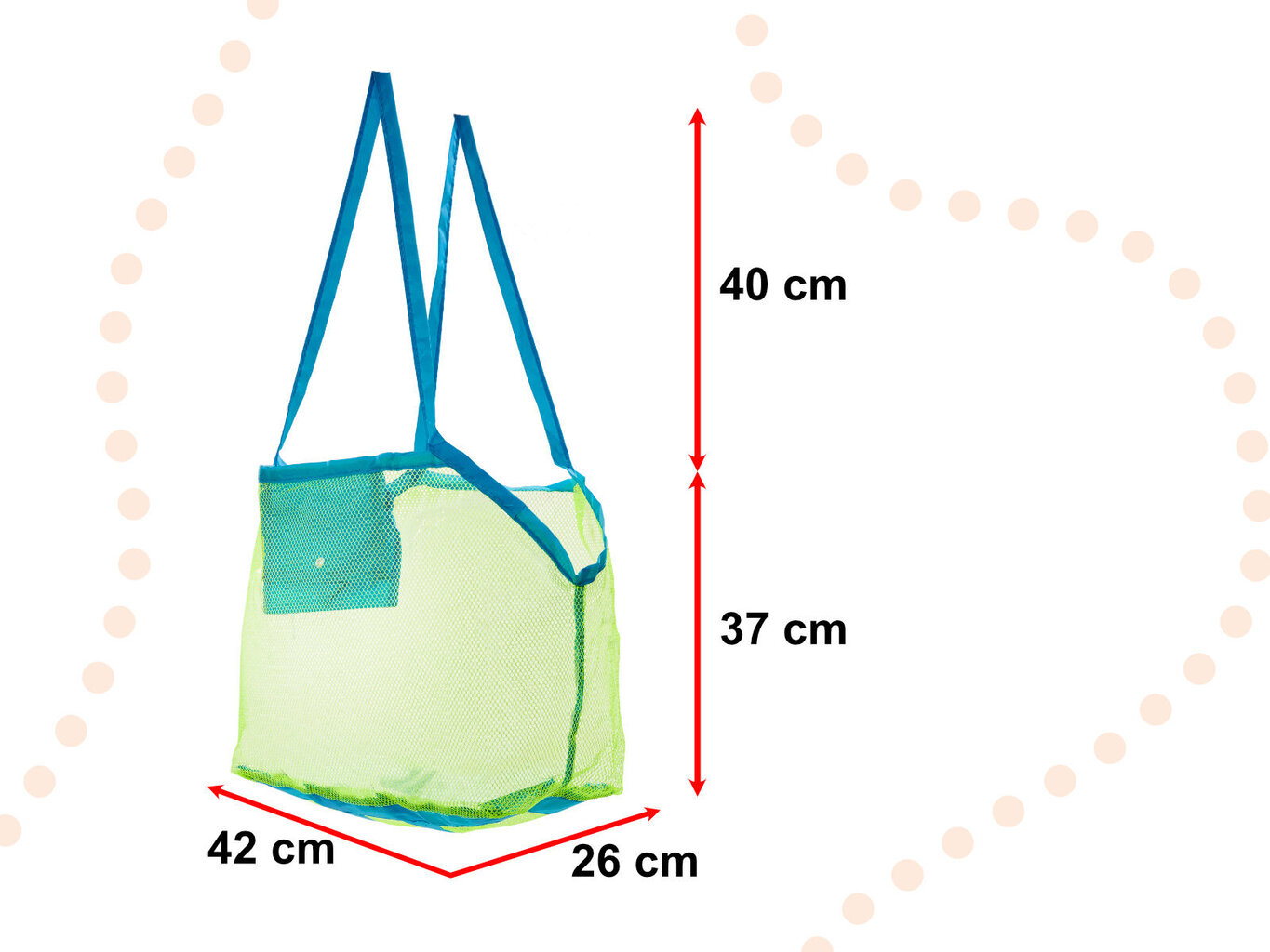 Paplūdimio krepšys KX5867 kaina ir informacija | Moteriškos rankinės | pigu.lt