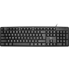 Rebeltec Uno wire keyboard black цена и информация | Клавиатуры | pigu.lt