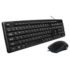 Rebeltec Simson set: wire keyboard + wire mouse black цена и информация | Rebeltec Компьютерная техника | pigu.lt