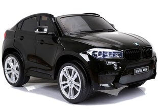 Vienvietis elektromobilis BMW X6M, juodas lakuotas цена и информация | Электромобили для детей | pigu.lt