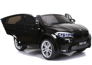 Vienvietis elektromobilis BMW X6M, juodas lakuotas цена и информация | Электромобили для детей | pigu.lt