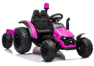 Vaikiškas vienvietis elektrinis traktorius HZB-200, rožinis kaina ir informacija | Elektromobiliai vaikams | pigu.lt