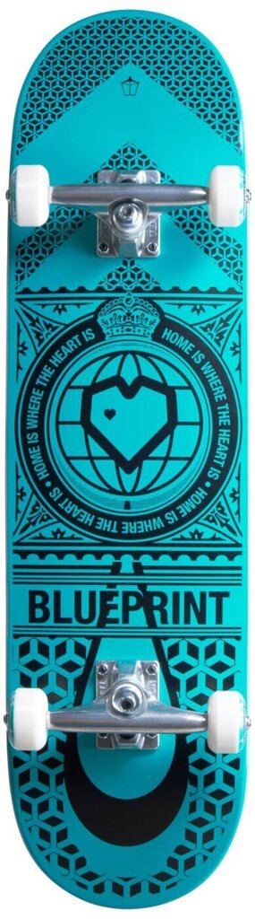 Blueprint Home Heart Complete riedlentė, šviesiai mėlyna kaina ir informacija | Riedlentės | pigu.lt