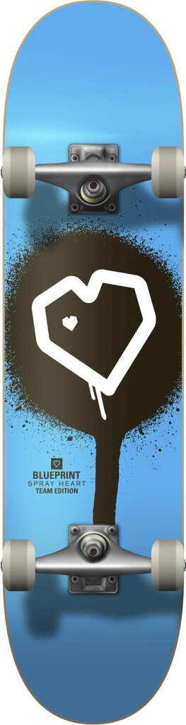 Blueprint Spray Heart V2 Complete riedlentė, juoda/mėlyna цена и информация | Riedlentės | pigu.lt