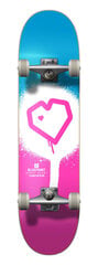 Скейтборд Blueprint Spray Heart V2 Complete, розовый / синий цена и информация | Скейтборды | pigu.lt
