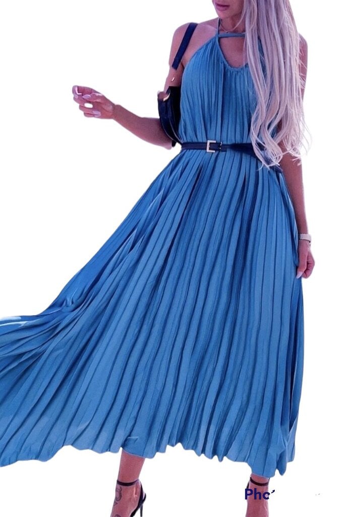 Suknelė moterims New collection, mėlyna kaina ir informacija | Suknelės | pigu.lt