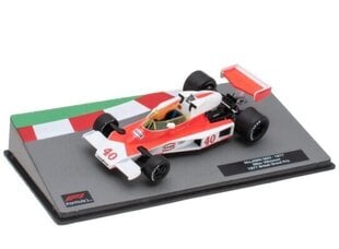 MCLAREN M23 1977 British Grand Prix Gilles Villeneuve 1:43 ALTAYA Formula 1 kaina ir informacija | Kolekciniai modeliukai | pigu.lt