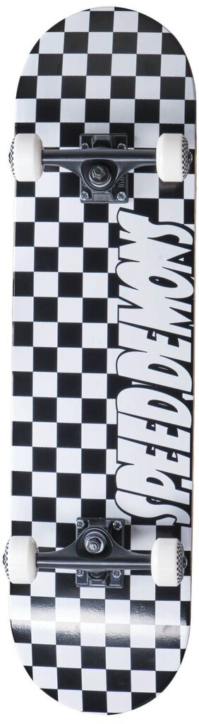 Speed Demons Checkers Complete riedlentė, balta/juoda цена и информация | Riedlentės | pigu.lt