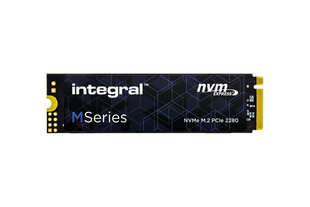 Диск Integral 1TB m Series M.2 2280 PCIe NVMe SSD 1024 GB PCI Express 3.0 3D TLC цена и информация | Внутренние жёсткие диски (HDD, SSD, Hybrid) | pigu.lt
