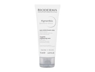 Kūno kremas Bioderma Pigmentbio Sensitive Areas Targeted Brightening Care Body Cream, 75 ml цена и информация | Кремы, лосьоны для тела | pigu.lt