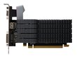 Vaizdo plokštė AFOX Radeon HD 6450 2GB DDR3 64Bit DVI HDMI VGA LP Passive AF6450-2048D3L9-V2 kaina ir informacija | Vaizdo plokštės (GPU) | pigu.lt