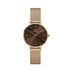 женские часы daniel wellington dw00100476 - petite amber 28mm (zw501h) цена и информация | Женские часы | pigu.lt