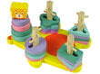 Medinių kaladėlių žaidimas vaikams Lean Toys Teddy Bear  kaina ir informacija | Lavinamieji žaislai | pigu.lt